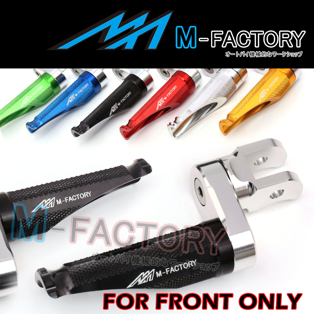 Front CNC Adjustable Foot Pegs For Kawasaki ZX9R ZX-900 NINJA 2000