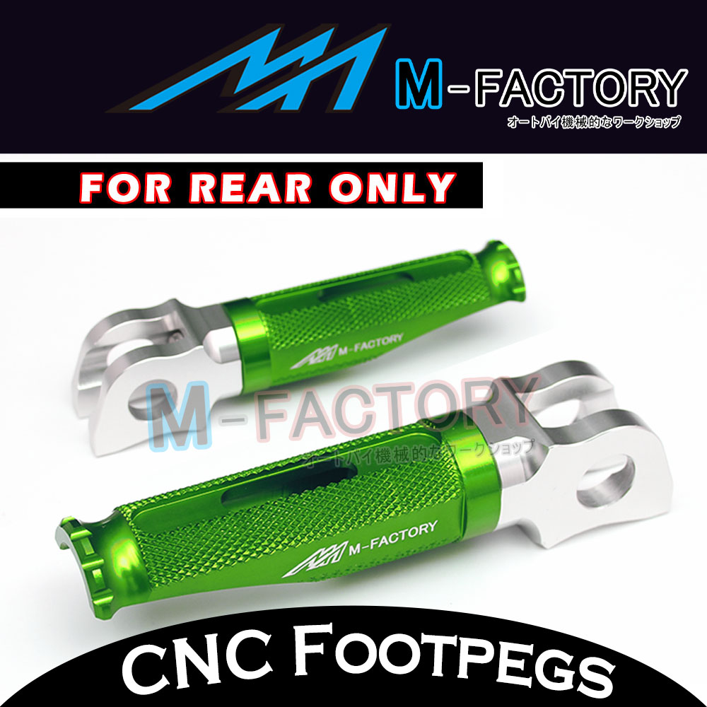 【人気ショップが最安値挑戦！】 Passenger Rear CNC Billet Shinobi Foot ZX GPX6000R Fit Pegs Keyboard
