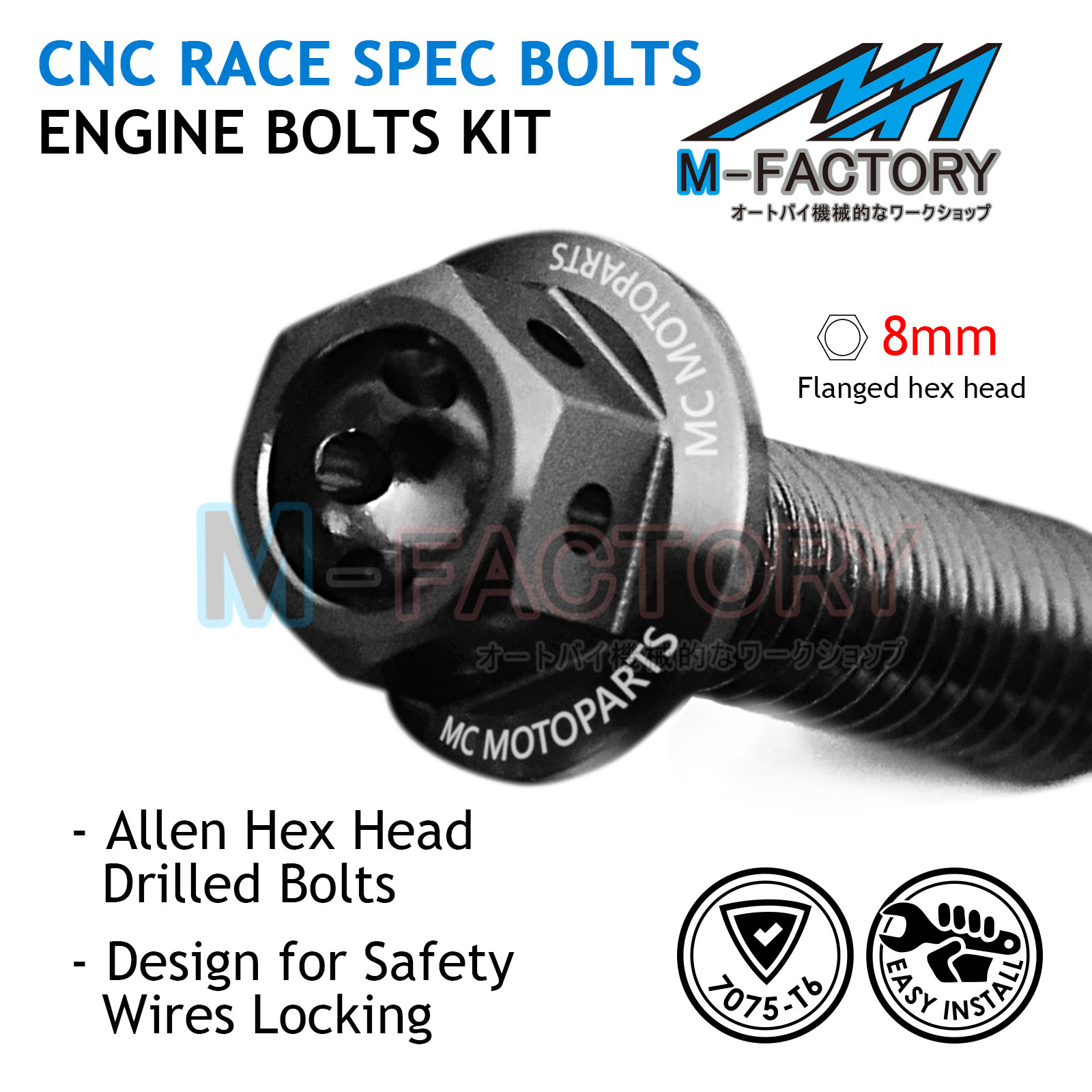 Alternator Crankcase Engine Cover Bolts For Honda CBR300R 2015-2017 17 16 15 - Foto 7 di 11