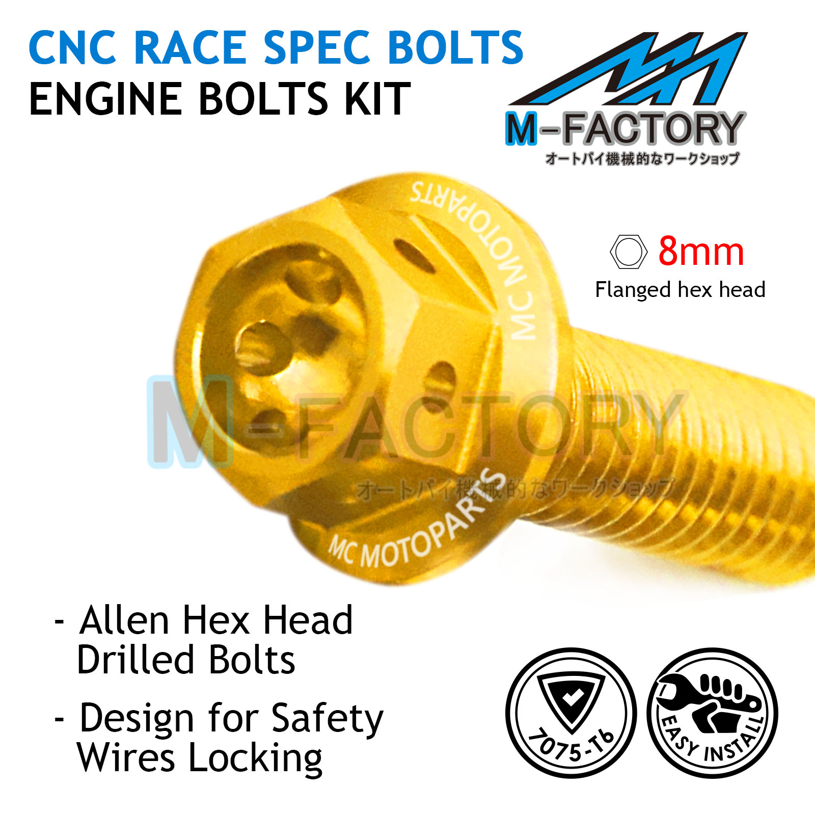 Alternator Crankcase Engine Cover Bolts For Honda CBR600RR 2007-2019 18 17 16 15 - Foto 9 di 11