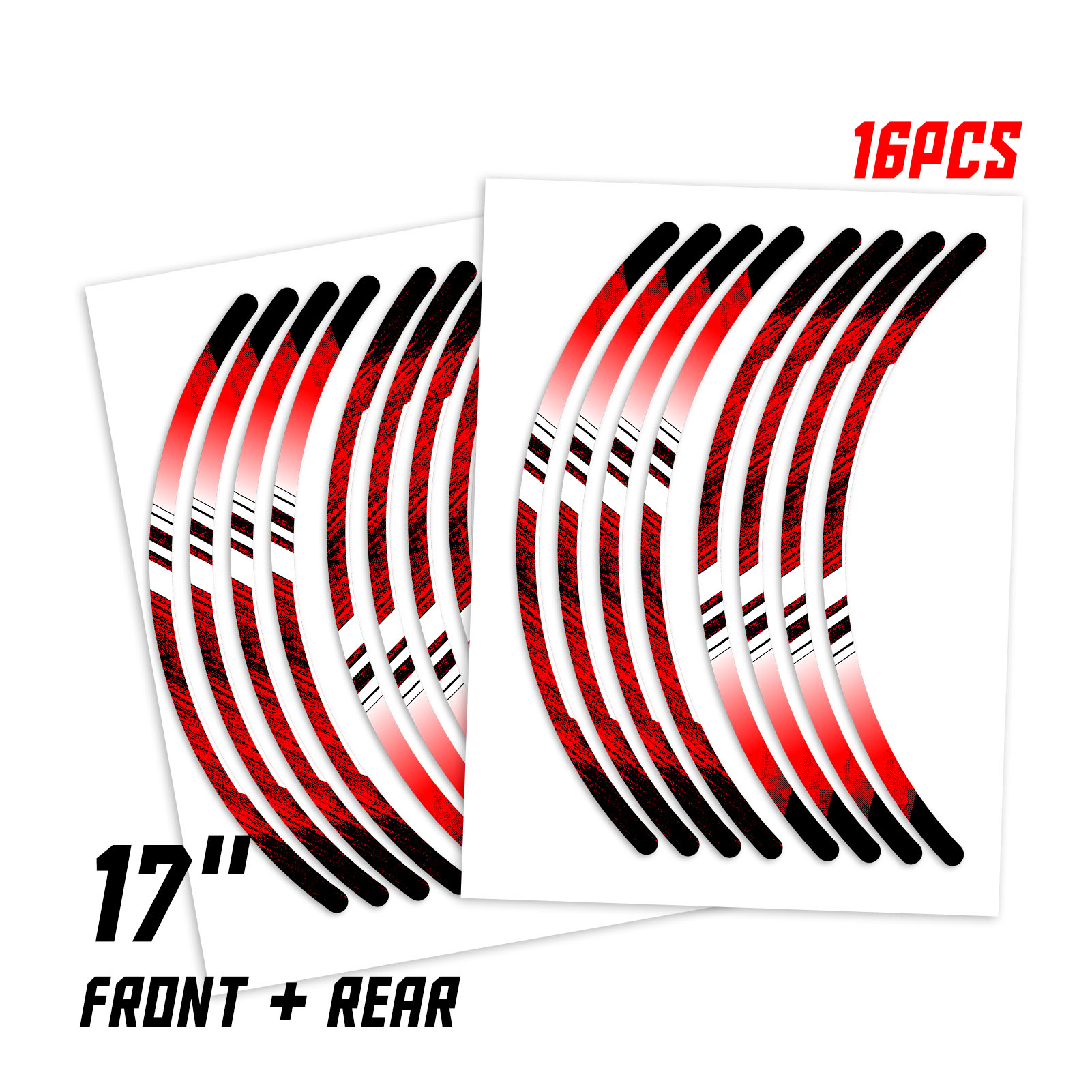 P05B For 2004-2020 Kawasaki Ninja ZX-10R Red Motorcycle Rim